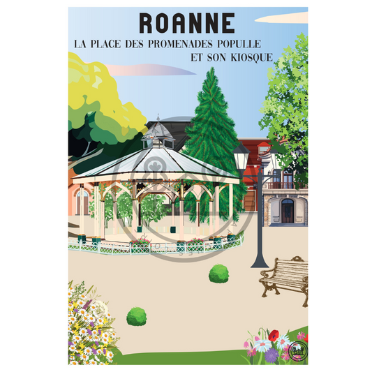 Affiche 50 par 70  Le Roannais