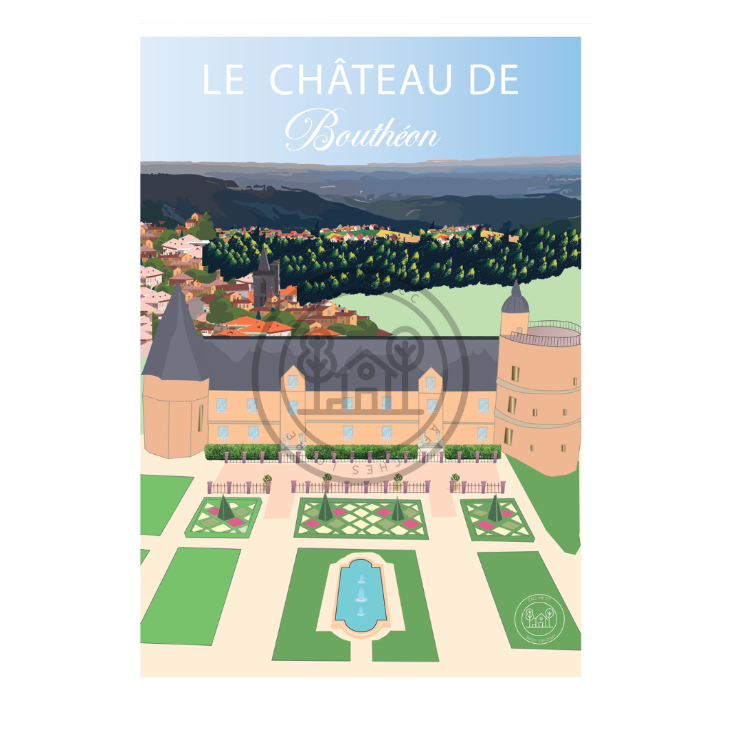 Affiche A4 Saint-Etienne et les alentours